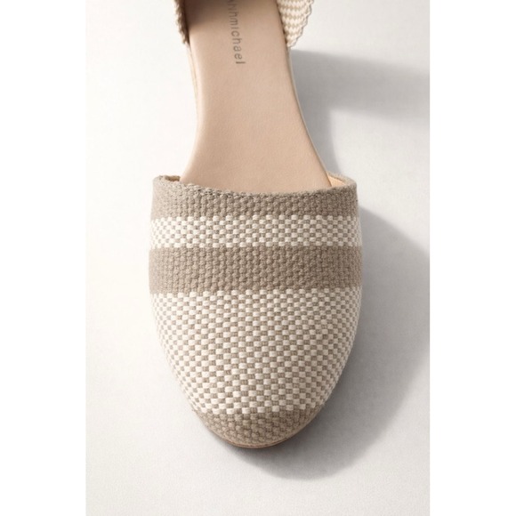 Eric Michael Woven Espadrille Clean Girl Minimalist Chic Boho Revival - 7 (37) - Picture 2 of 6
